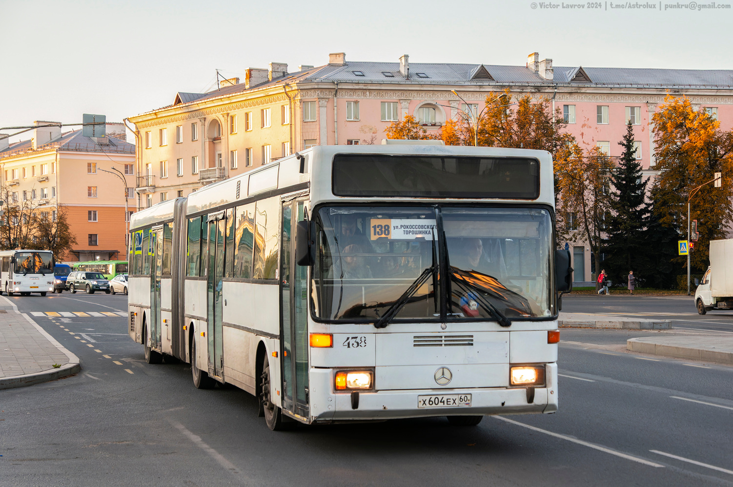 Псковская область, Mercedes-Benz O405G № 438