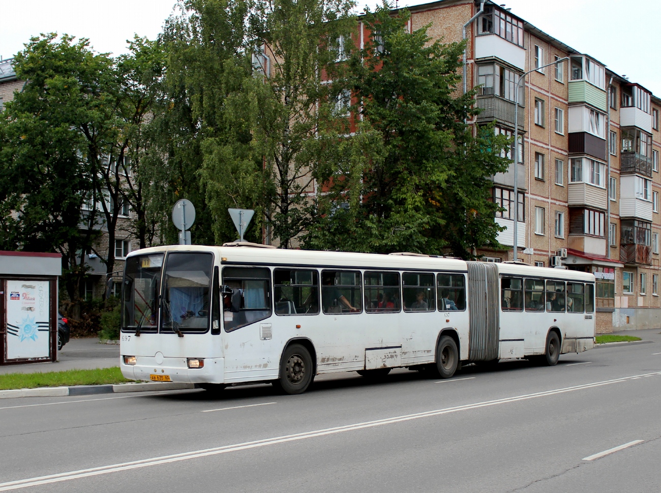 Псковская область, Mercedes-Benz O345G № 697