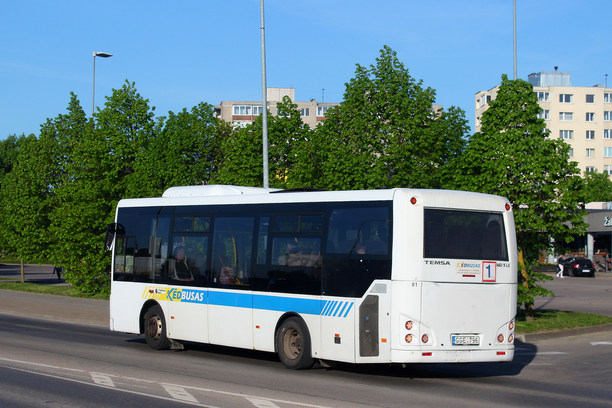 Литва, TEMSA MD9 LE № 81