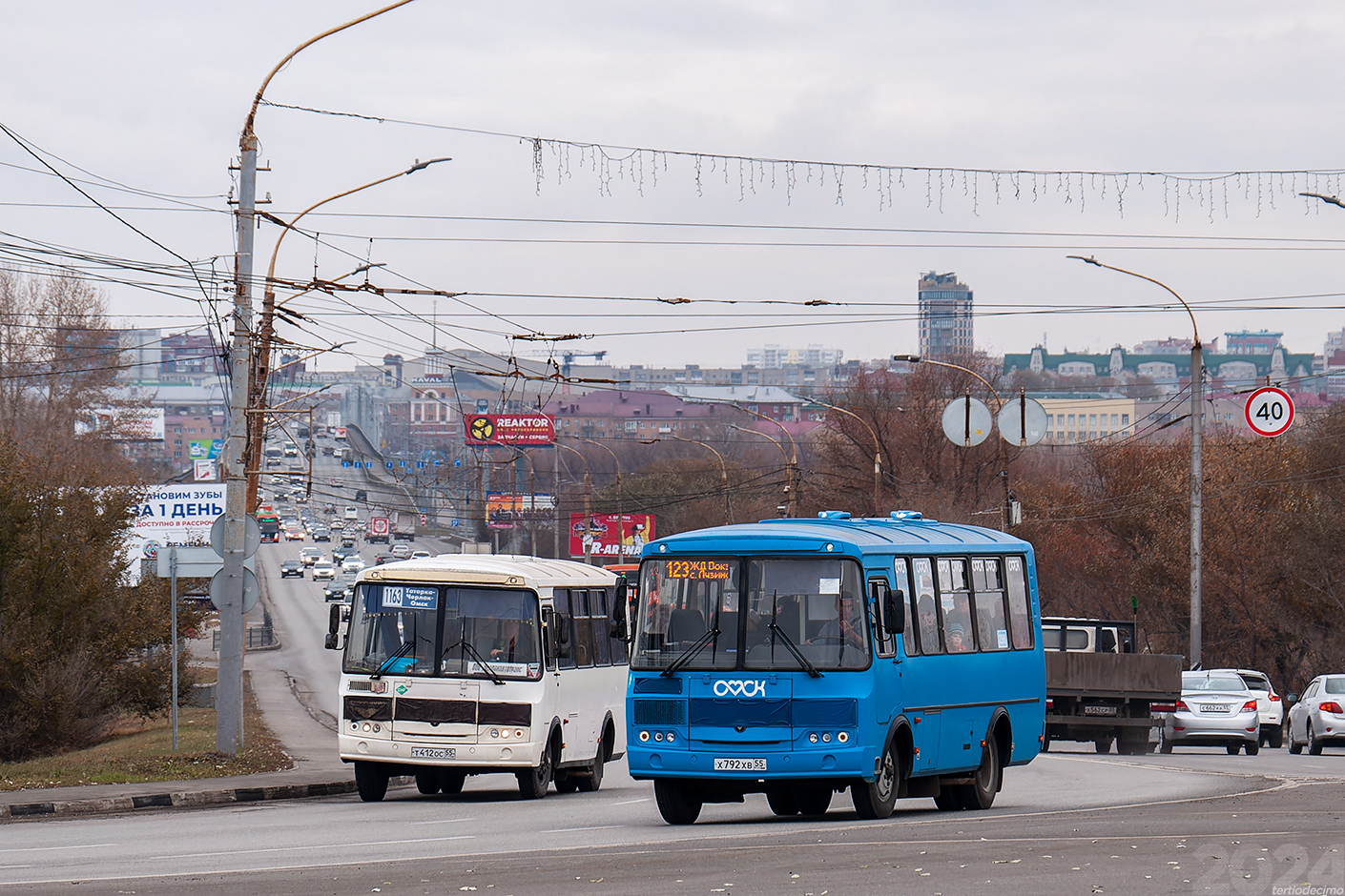 Омская область, ПАЗ-32053 № 298