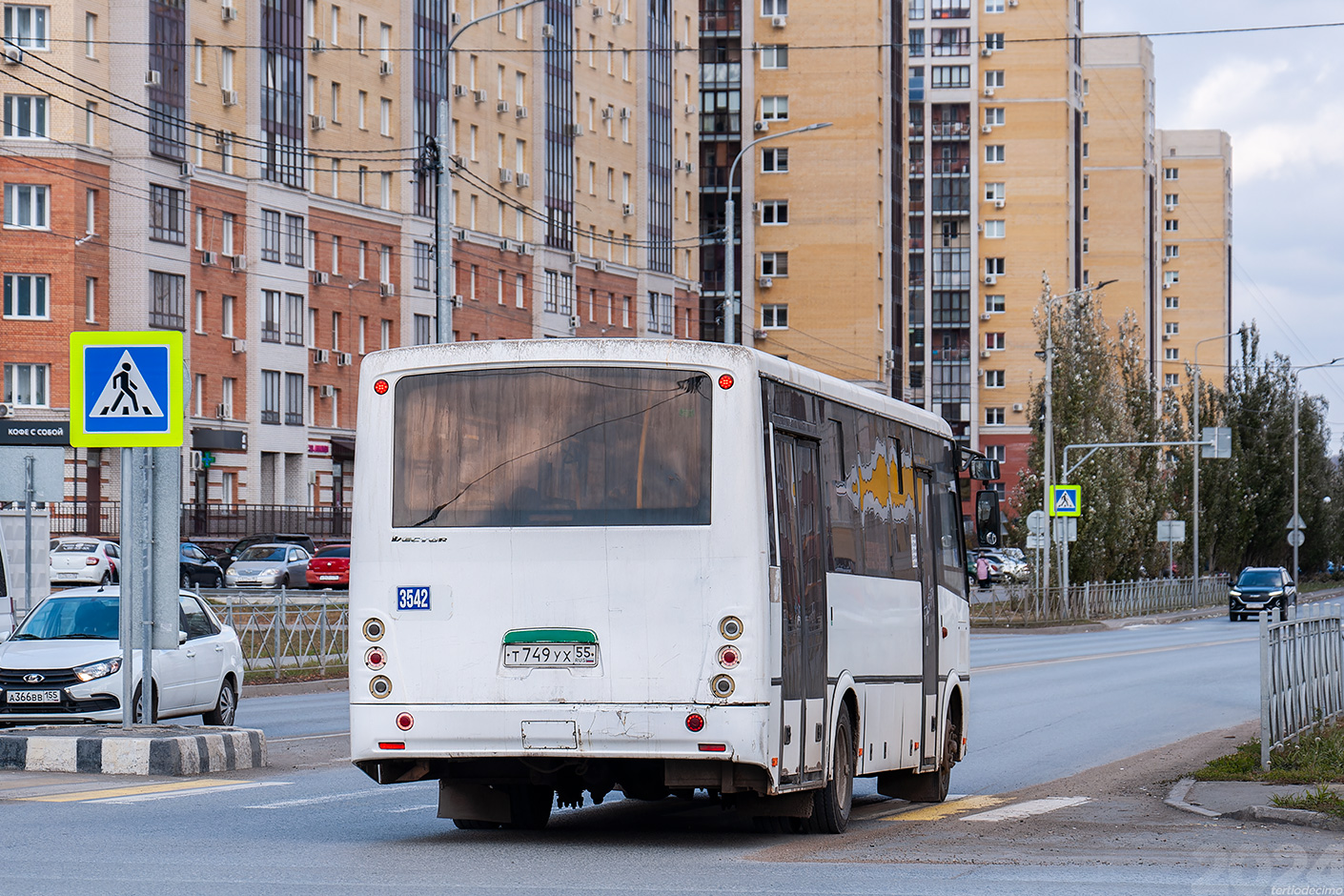 Омская область, ПАЗ-320414-04 "Вектор" (1-2) № 3542