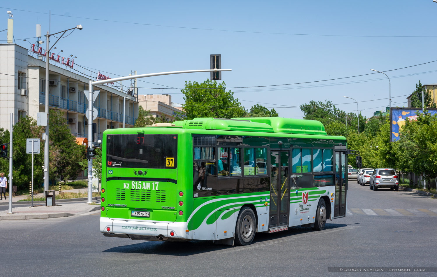 Шымкент, Yutong ZK6108HGH (СарыаркаАвтоПром) № 4067
