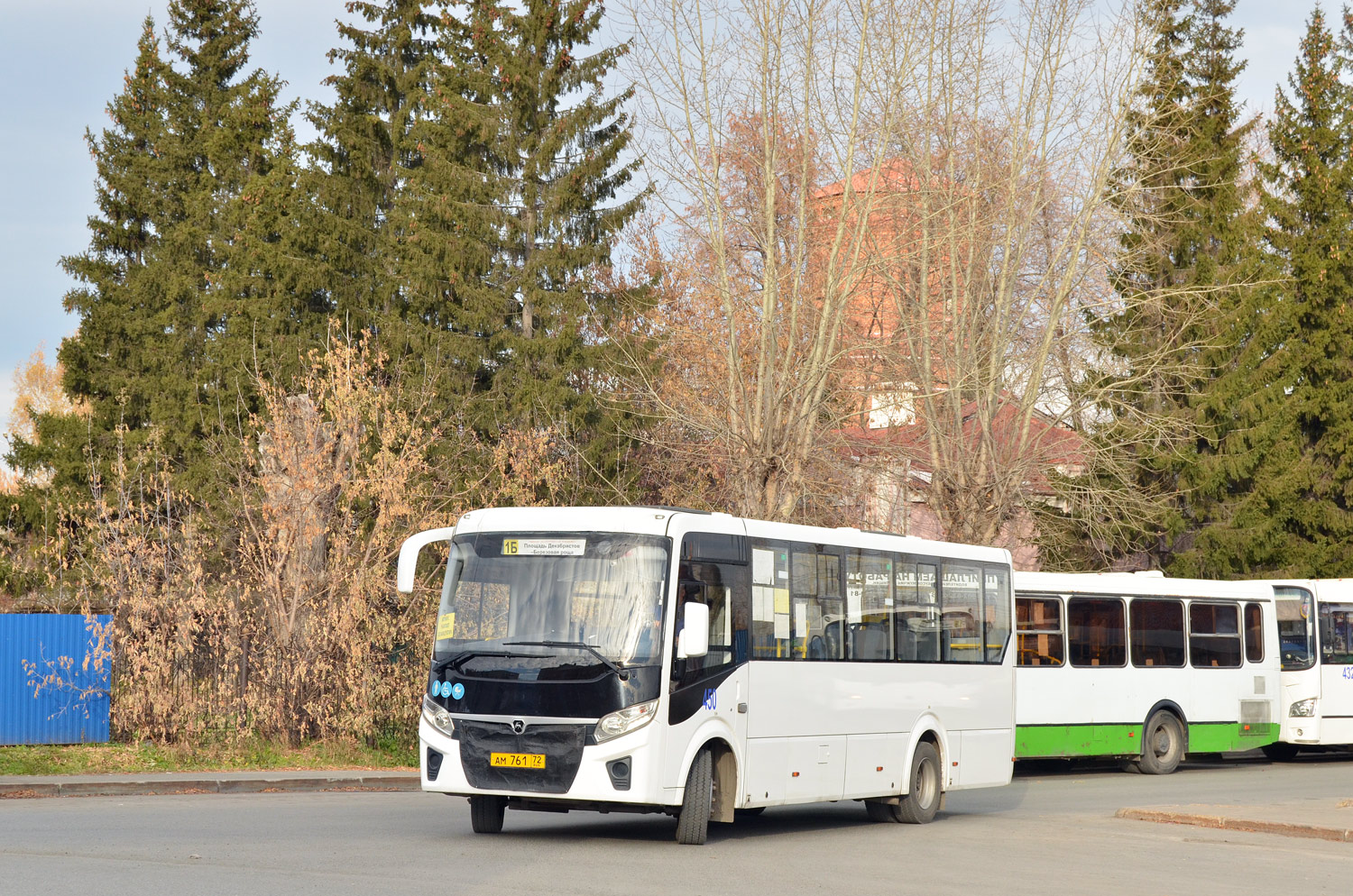 Тюменская область, ПАЗ-320415-04 "Vector Next" № 450