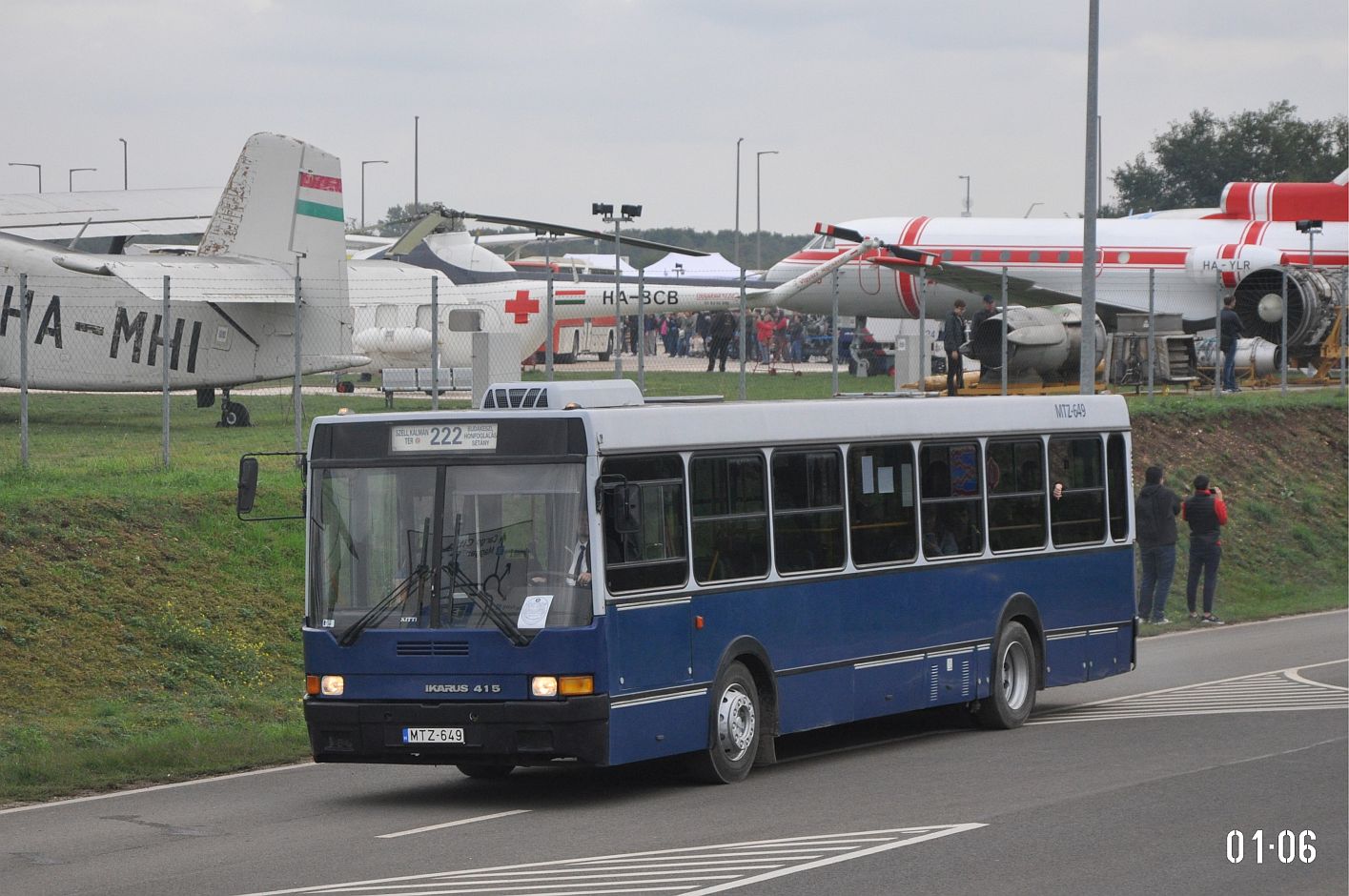 Венгрия, Ikarus 415.14 № MTZ-649; Венгрия — VI. Ikarus Találkozó, Aeropark (2024)