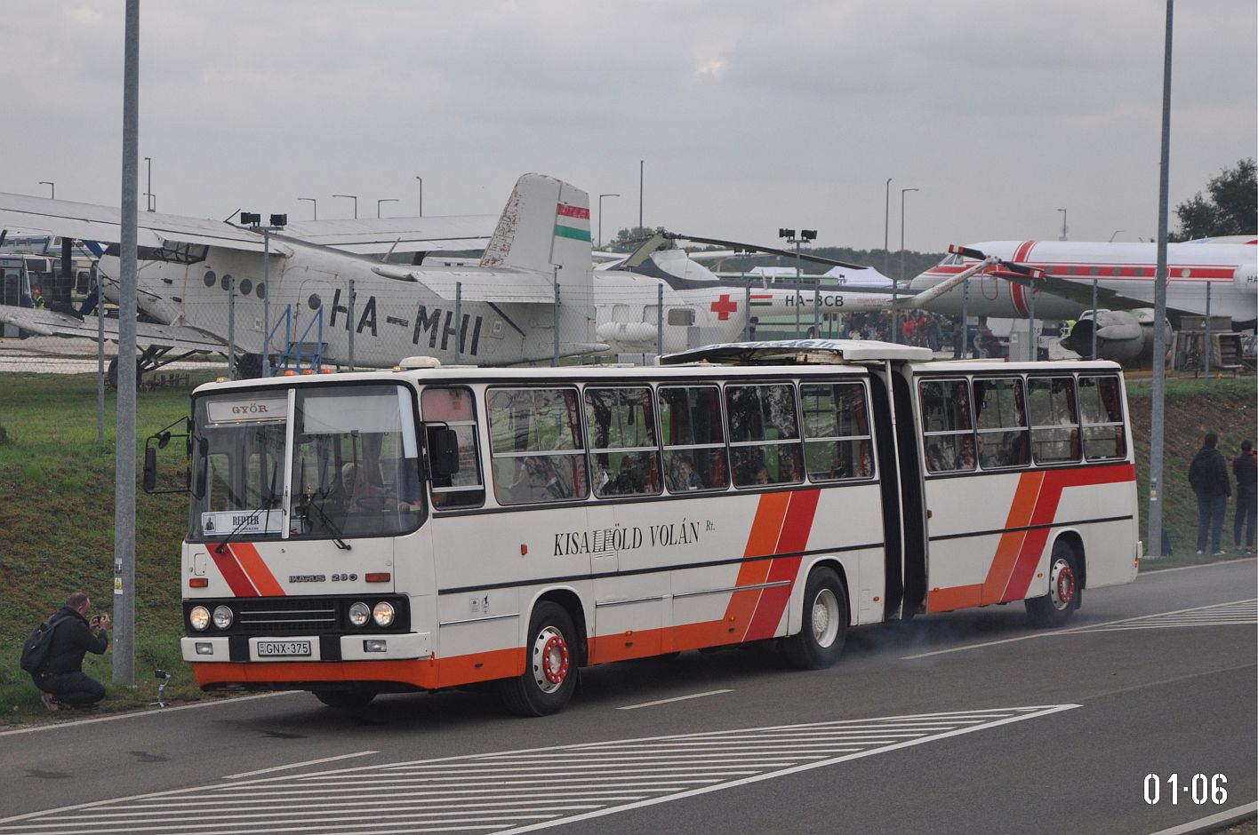 Венгрия, Ikarus 280.33O № GNX-375; Венгрия — VI. Ikarus Találkozó, Aeropark (2024)