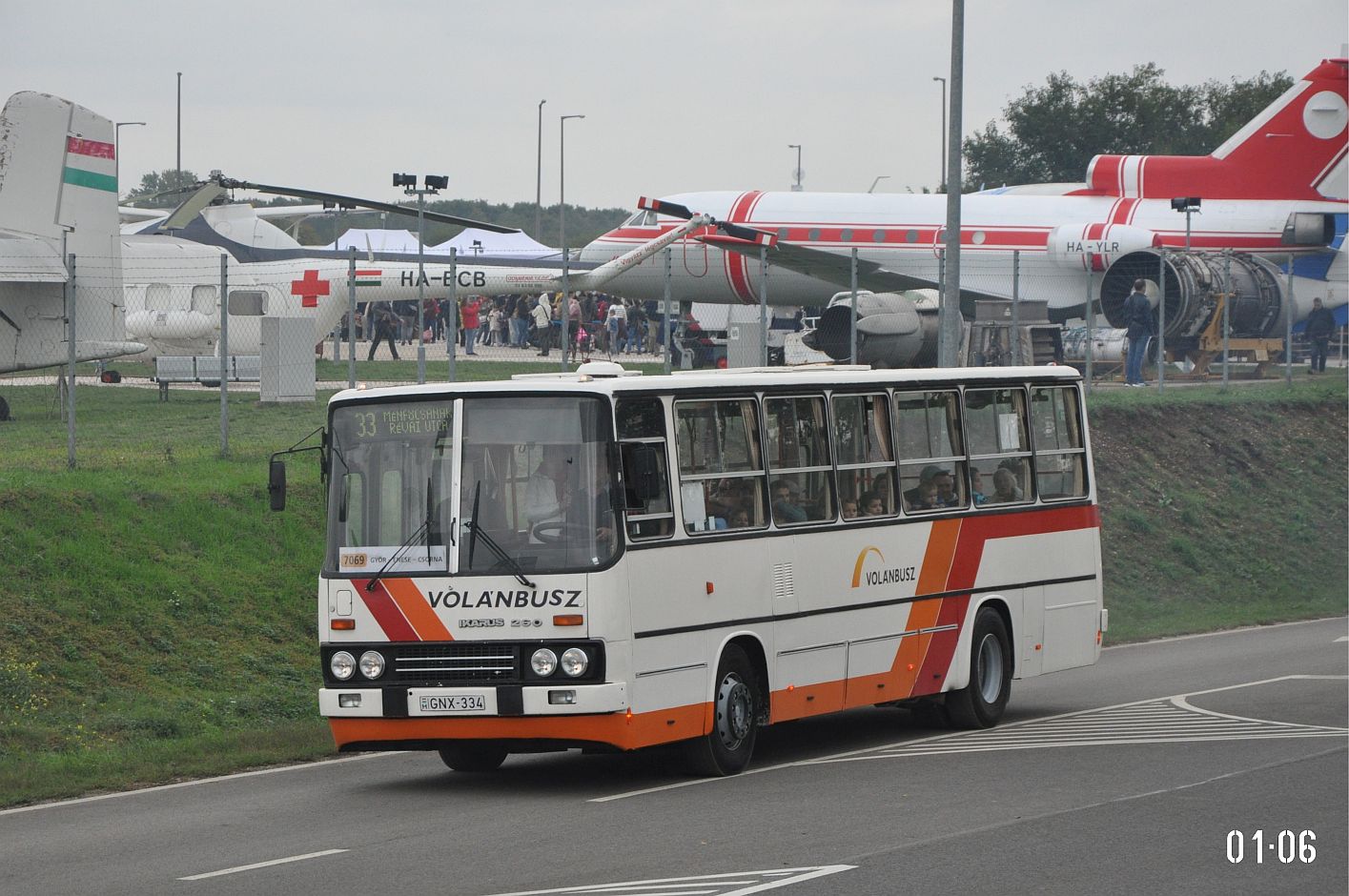 Венгрия, Ikarus 260.20M № GNX-334; Венгрия — VI. Ikarus Találkozó, Aeropark (2024)