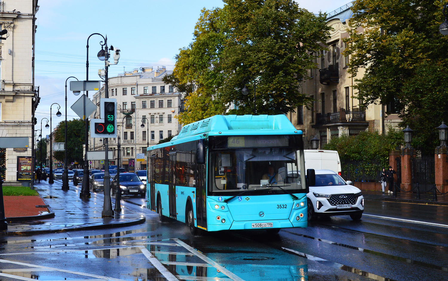 Sankt Petersburg, LiAZ-5292.67 (CNG) Nr. 3532