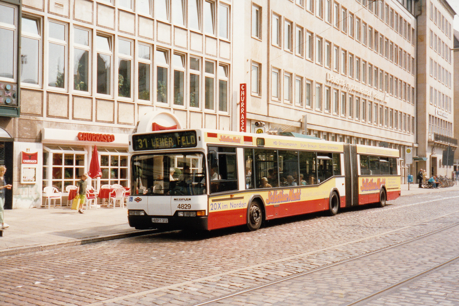 Бремен, Neoplan N4021/3NF № 4829 Бремен, Neoplan N4021/3NF № 4829