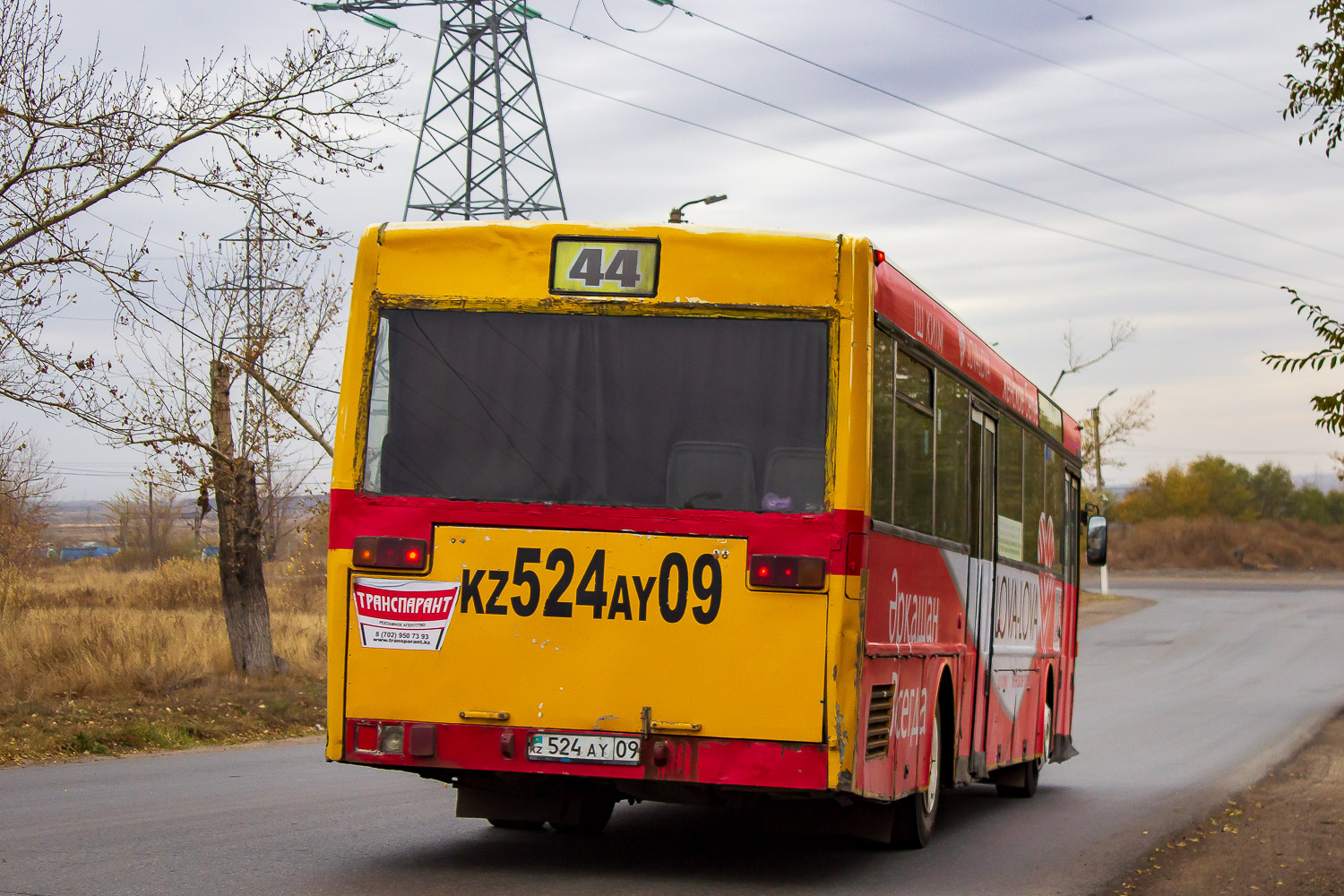 Карагандинская область, Mercedes-Benz O405 № 524 AY 09