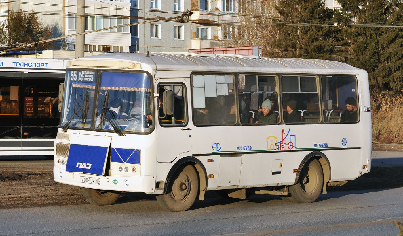 Омская область, ПАЗ-32054 № 3004