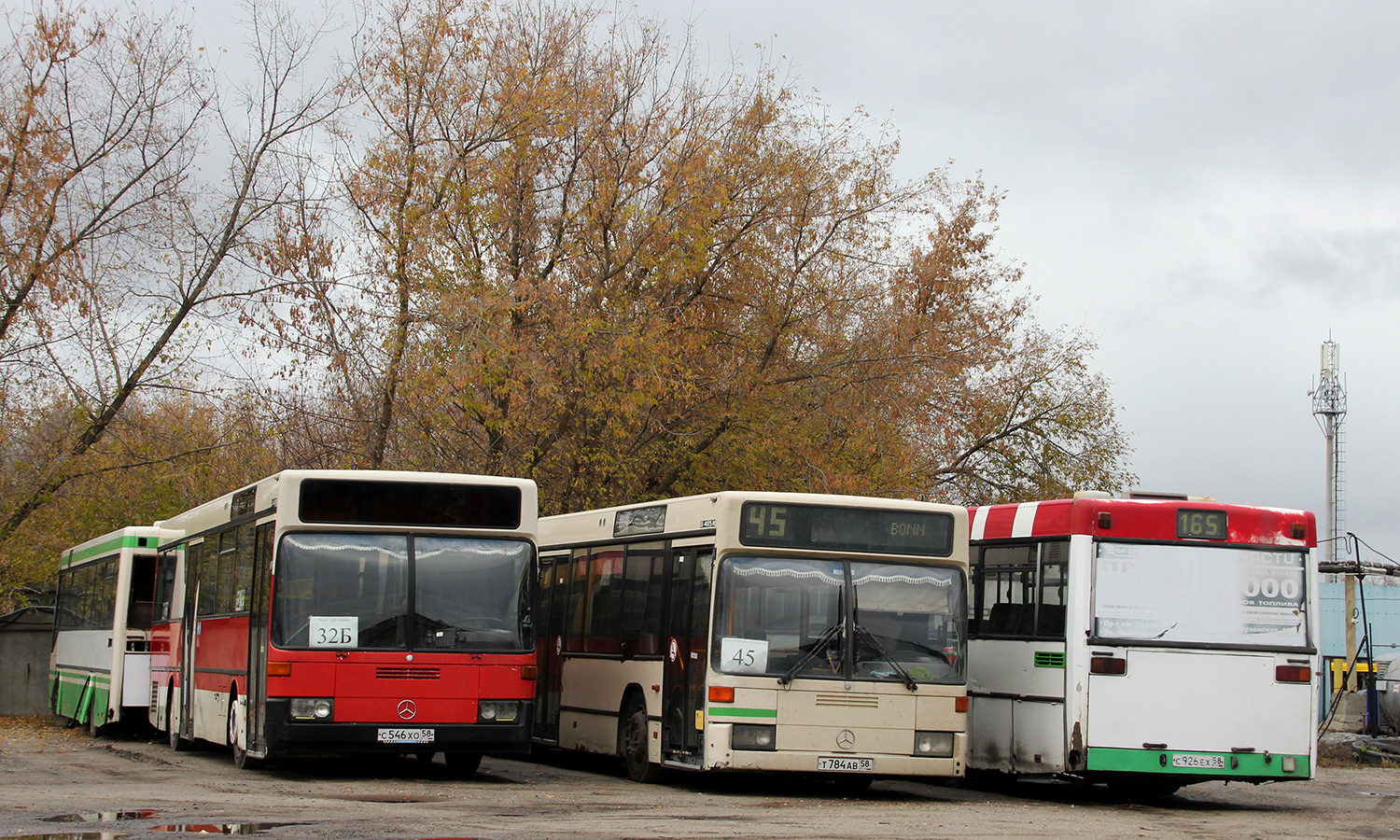 Пензенская область, Mercedes-Benz O405 № С 546 ХО 58; Пензенская область — АТП