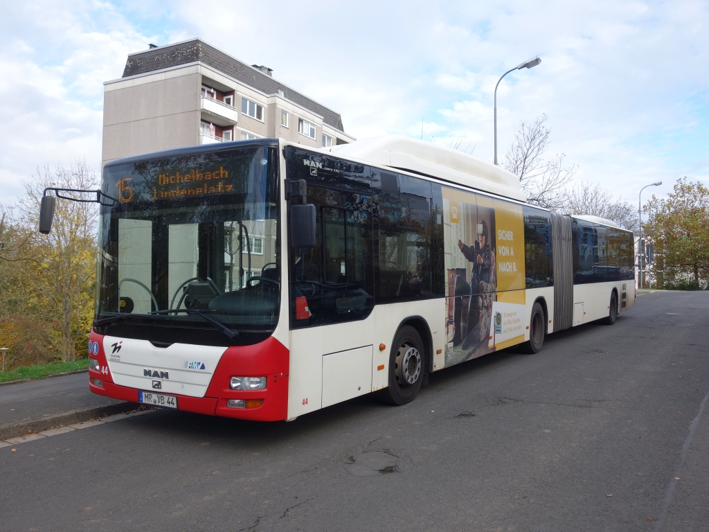 Гессен, MAN A23 Lion's City G NG313 CNG № 44