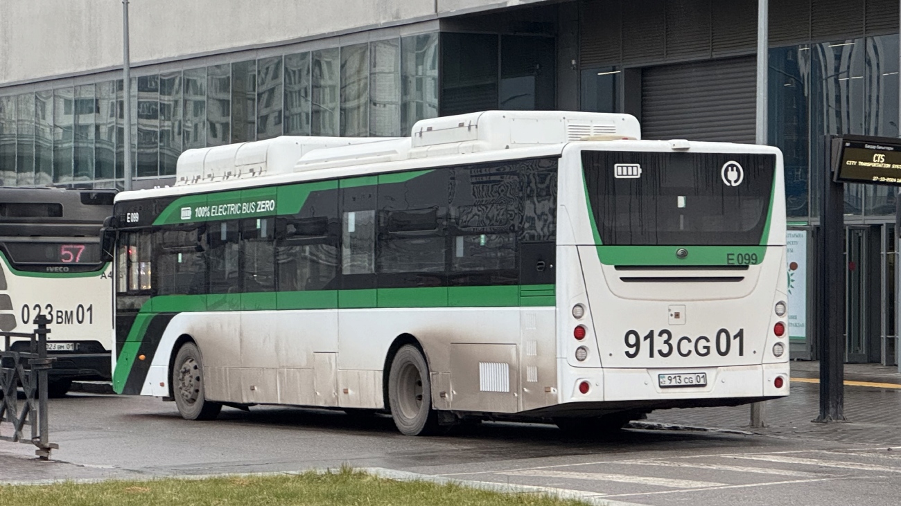 Астана, Yutong E12LF (ZK6128BEVG) (СарыаркаАвтоПром) № E099