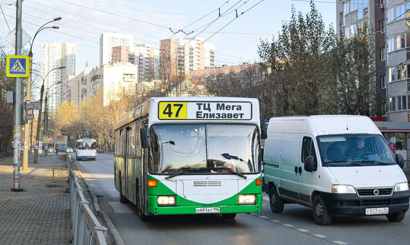 Свердловская область, Mercedes-Benz O405N № О 491 АТ 196