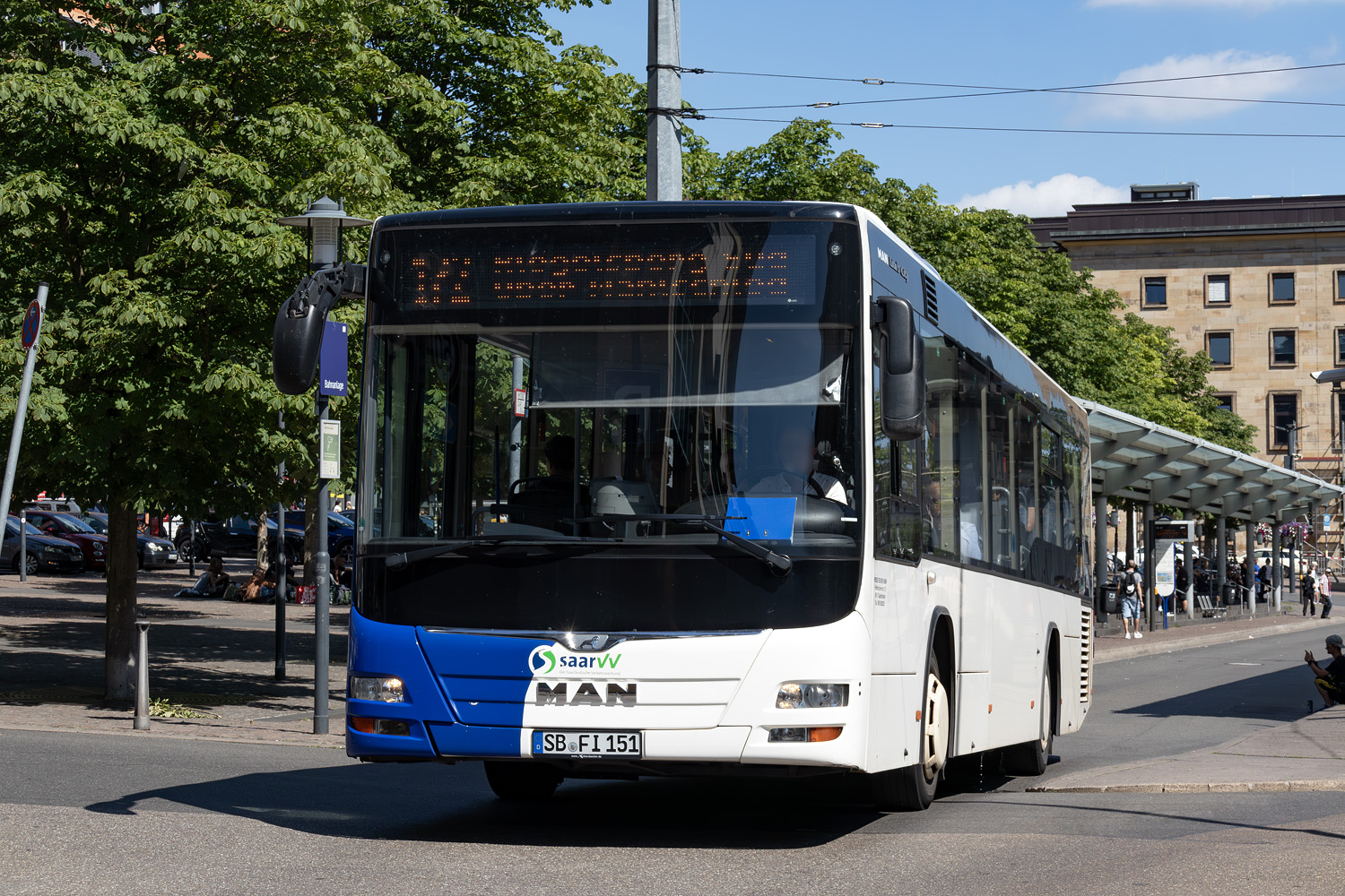 Саар, MAN A78 Lion's City LE EL293 № SB-FI 151