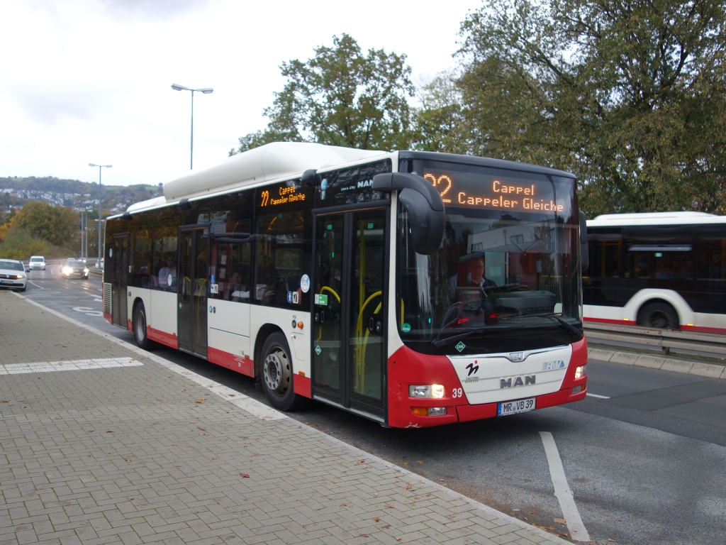 Гессен, MAN A21 Lion's City NL313 CNG № 39