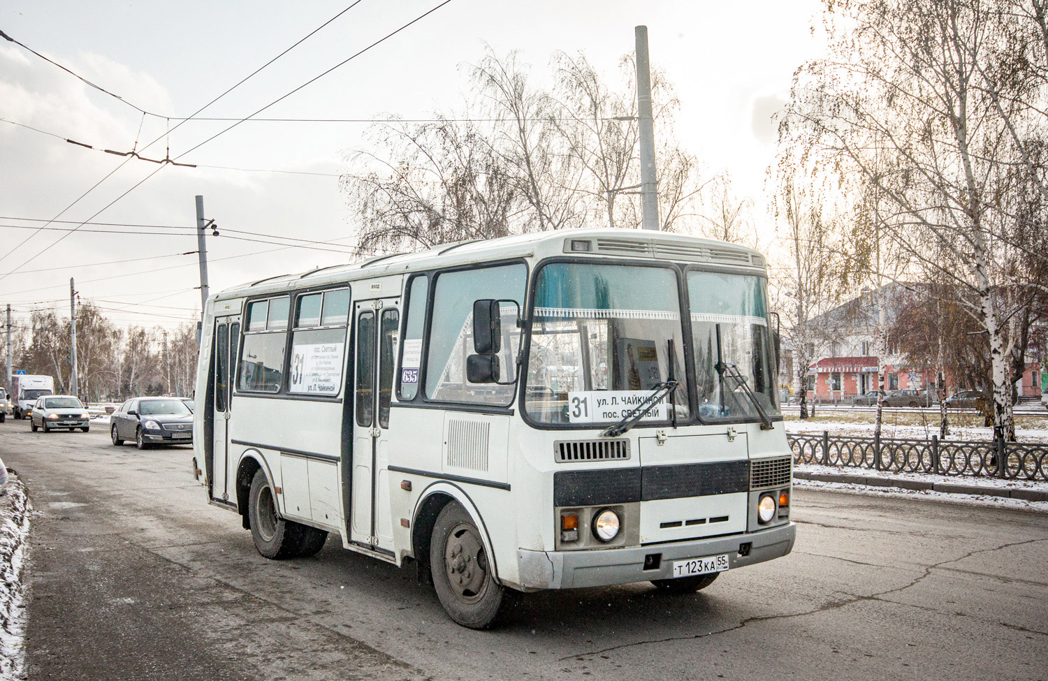 Омская область, ПАЗ-32054 № 635