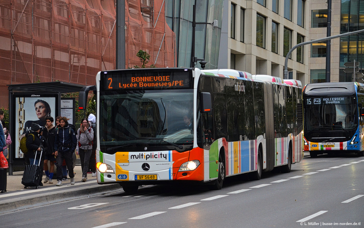 Люксембург, Mercedes-Benz Citaro C2 G № 77