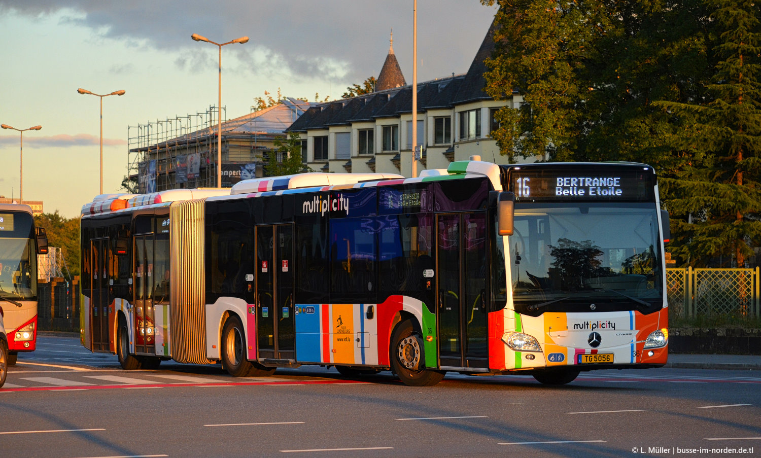Люксембург, Mercedes-Benz Citaro C2 G hybrid № 36