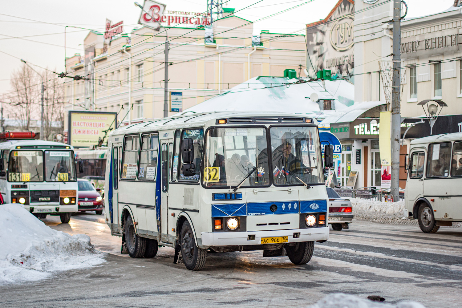 Томская область, ПАЗ-32054 № АС 966 70