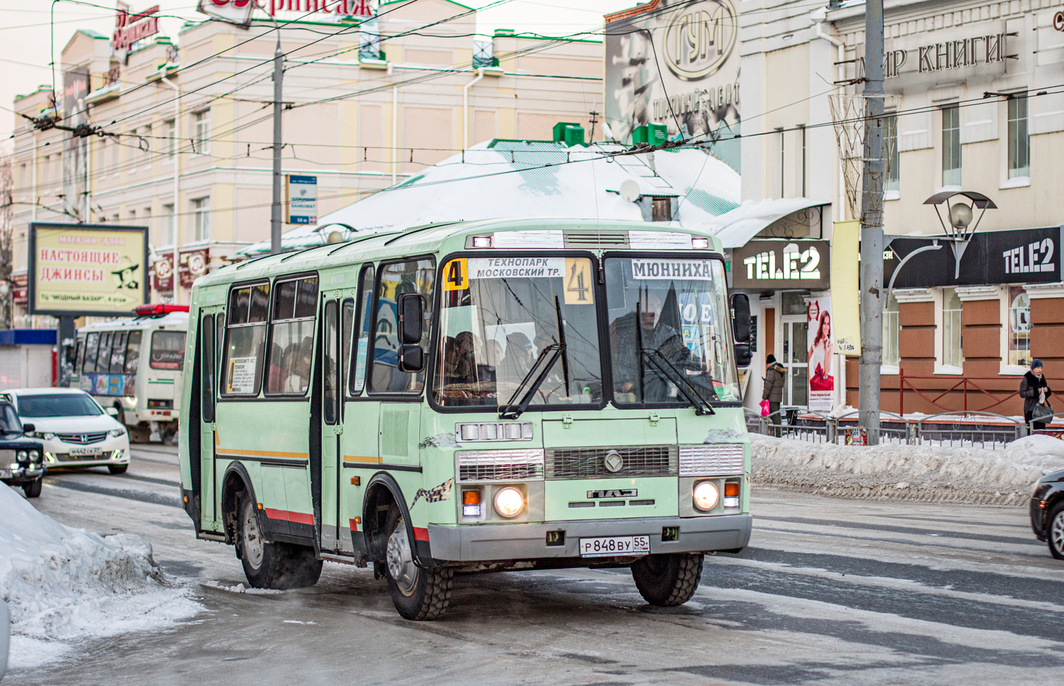 Томская область, ПАЗ-32053 № Р 848 ВУ 55