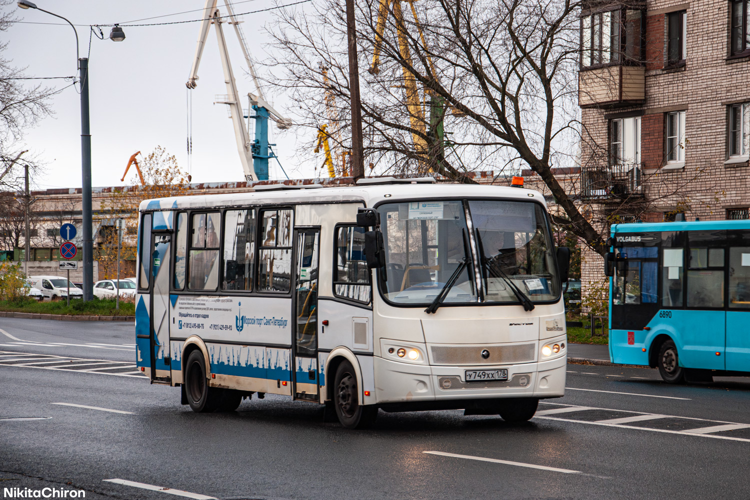 Санкт-Петербург, ПАЗ-320412-05 "Вектор" № У 749 ХХ 178