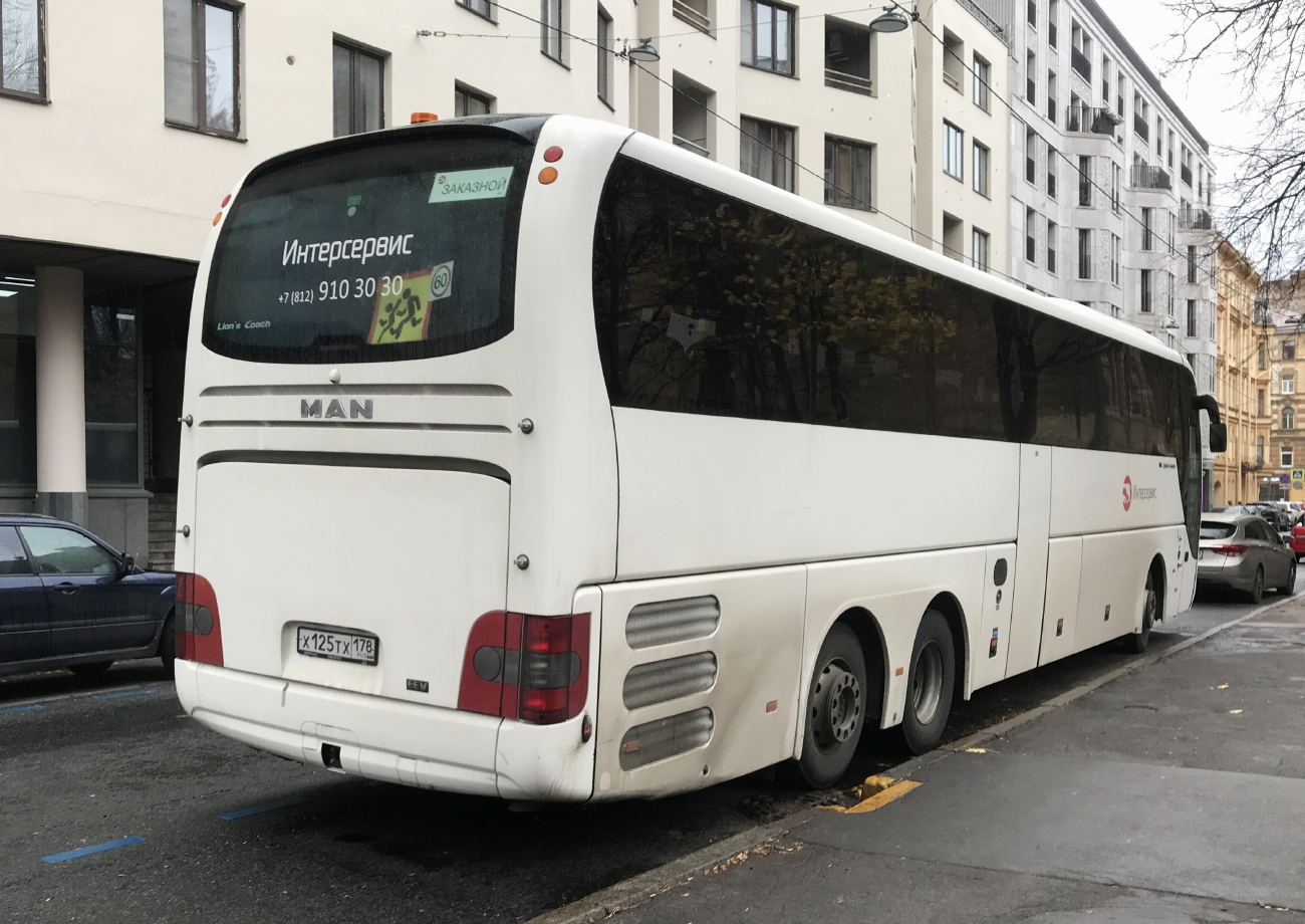 Санкт-Петербург, MAN R08 Lion's Coach L RHC444 L № Х 125 ТХ 178