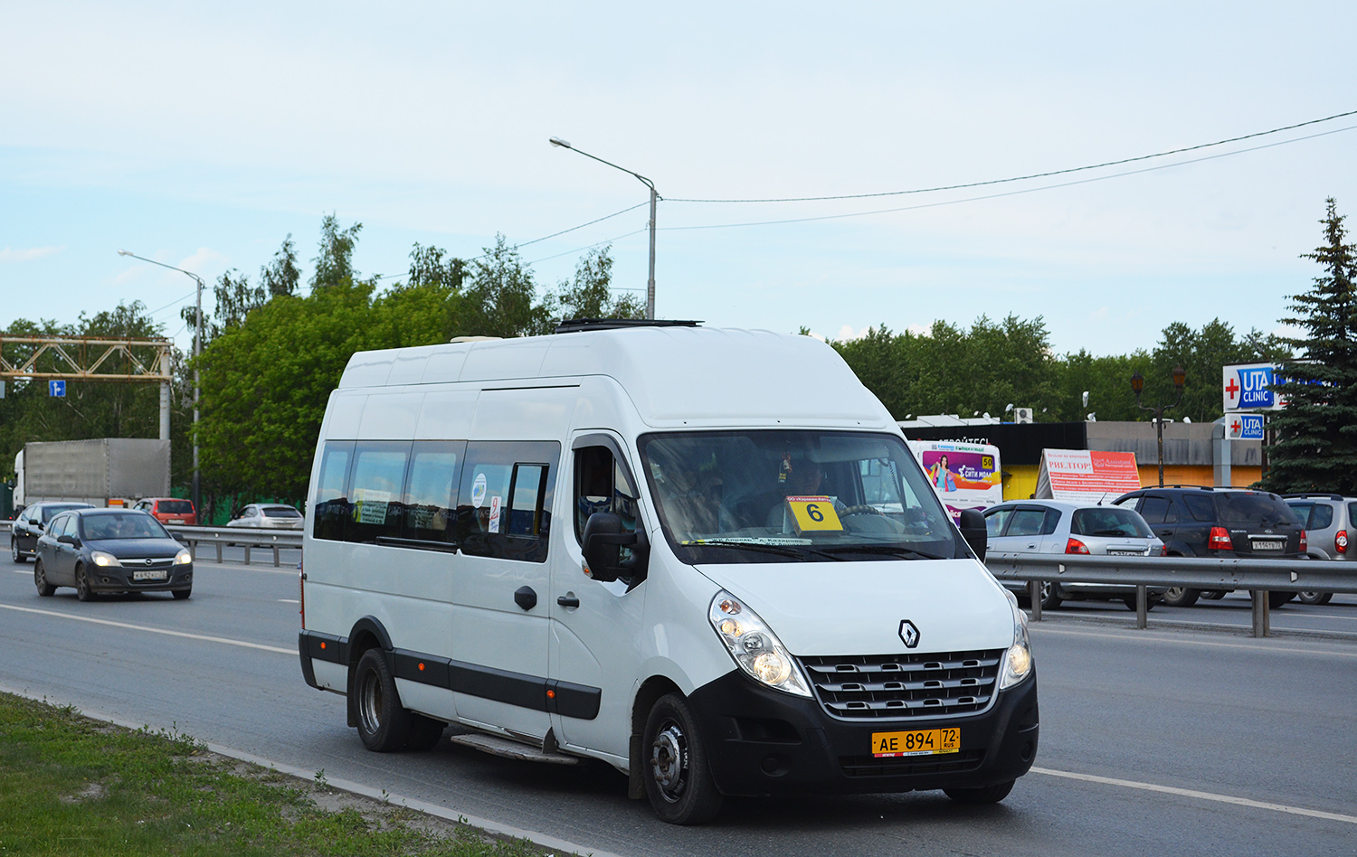 Тюменская область, Renault Master (NIAF04, НиАЗ) № АЕ 894 72