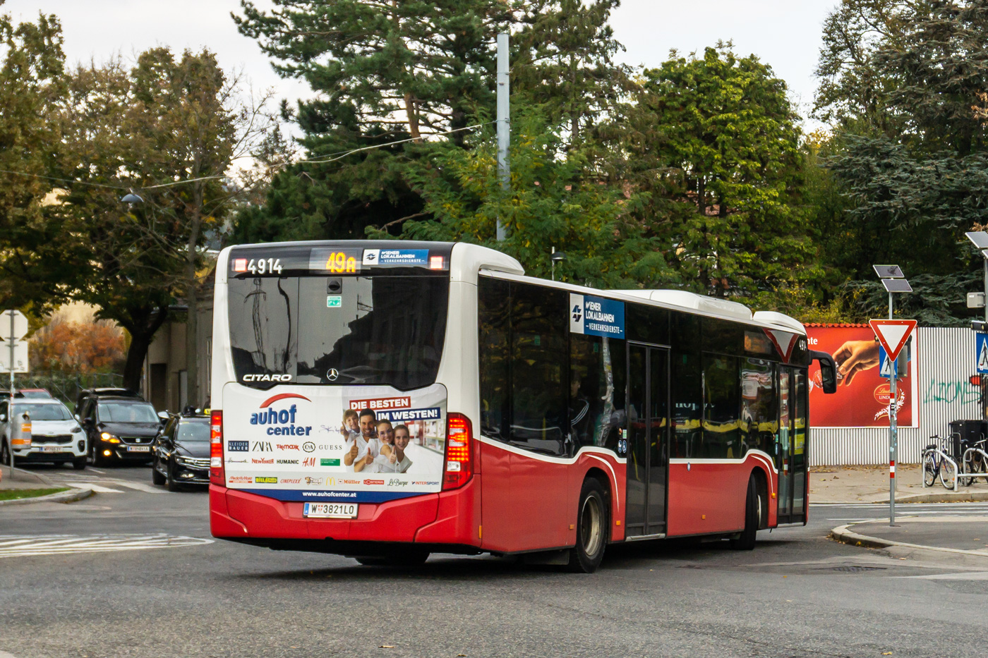 Австрия, Mercedes-Benz Citaro C2 № 4914