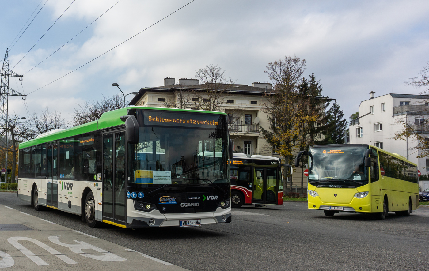 Австрия, Scania Citywide LF II 11.9 № WB 349 HA