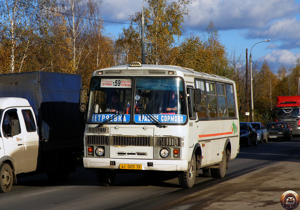 Нижегородская область, ПАЗ-32054 № АС 005 52