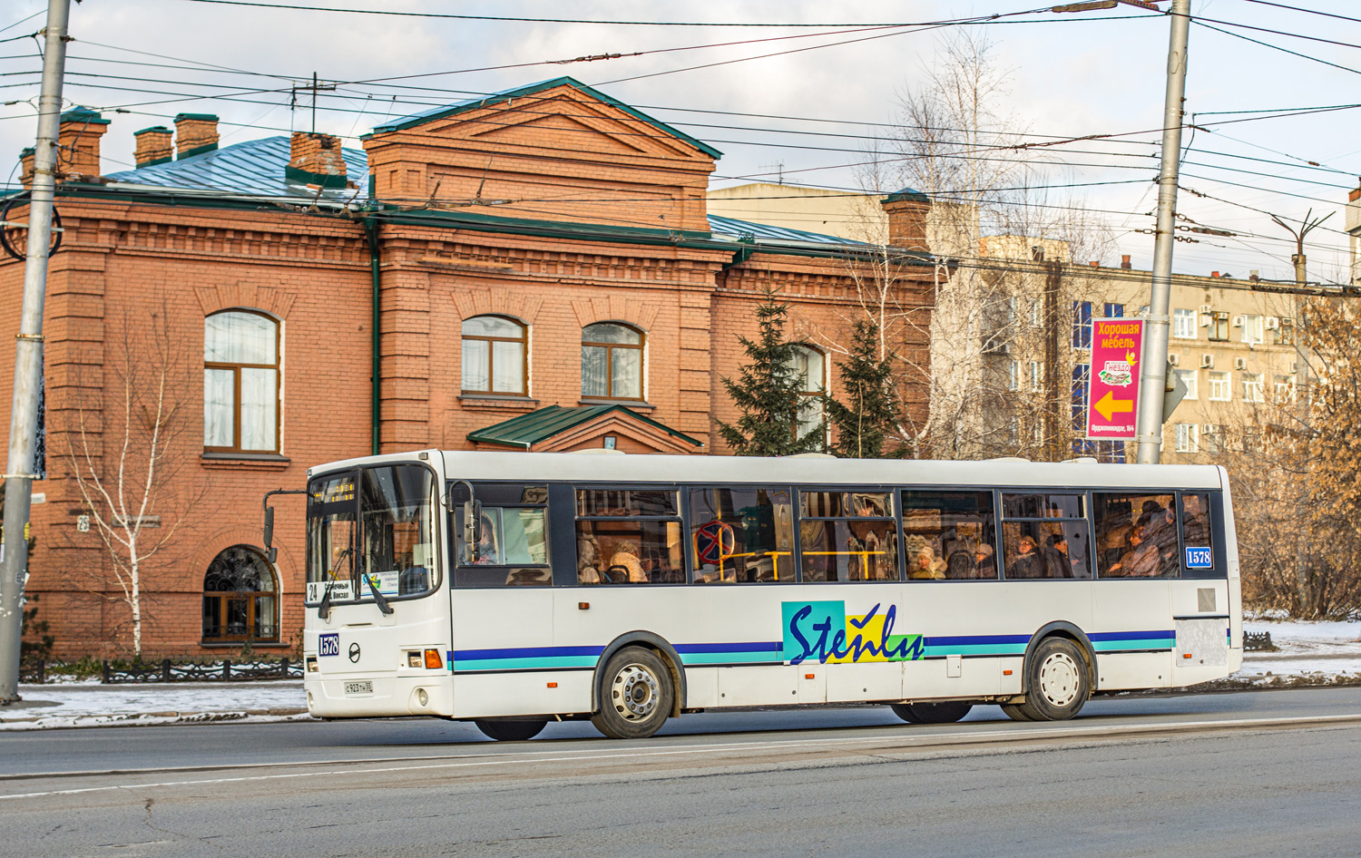 Omsk region, LiAZ-5256.53 Nr. 1578