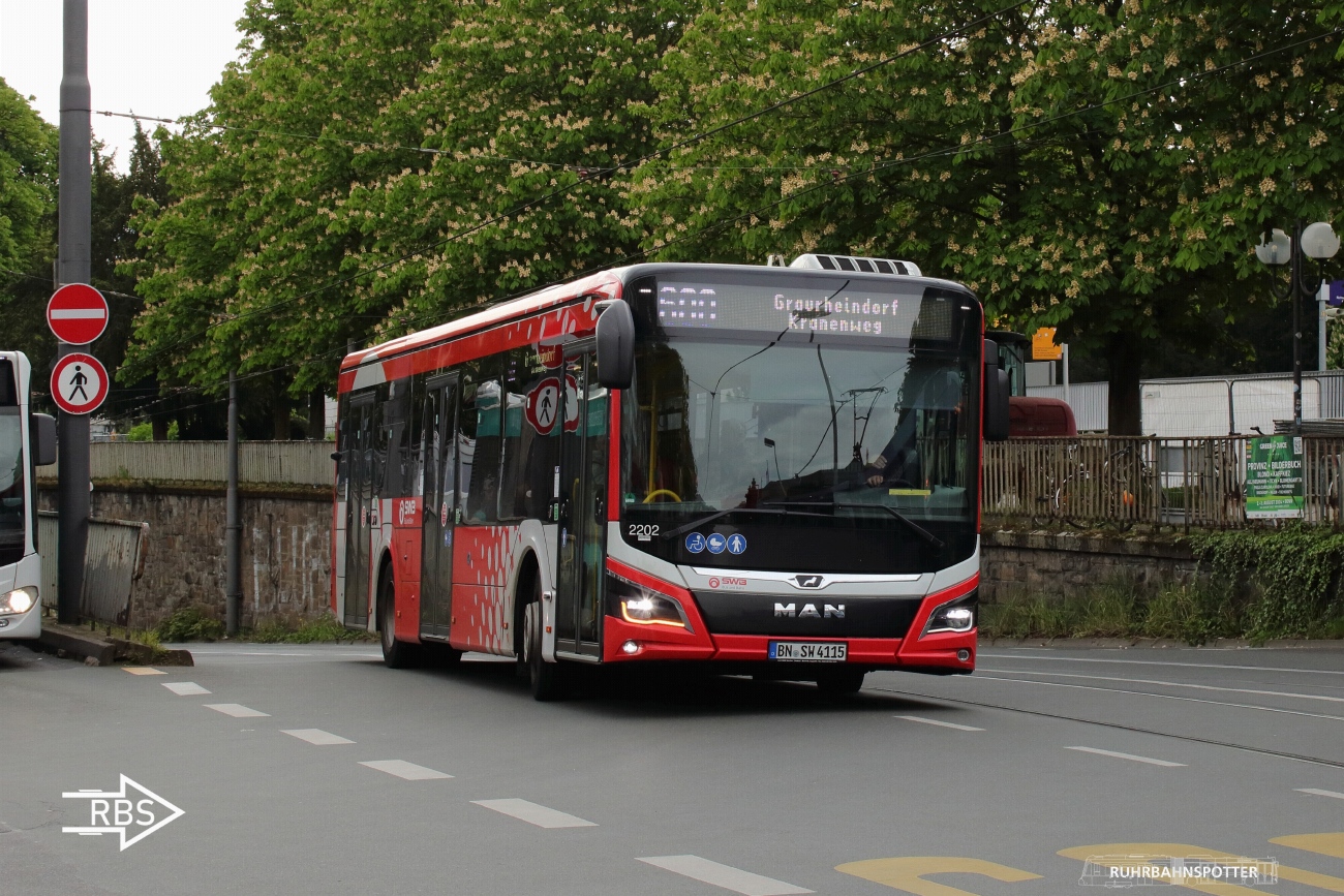 Северный Рейн-Вестфалия, MAN 12C Lion's City 12 NL280 EfficientHybrid № 2202