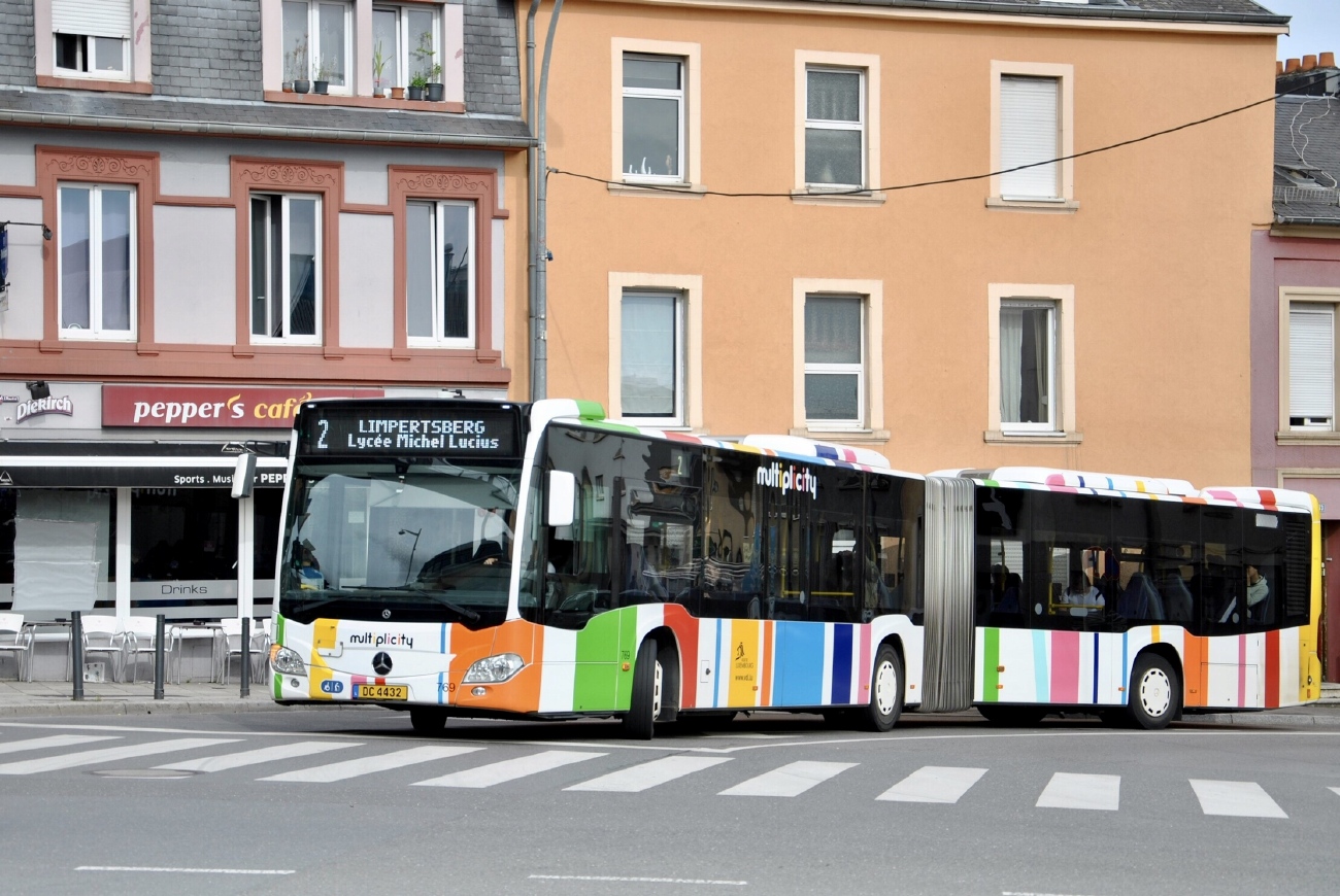 Lucembursko, Mercedes-Benz Citaro C2 G hybrid č. 769