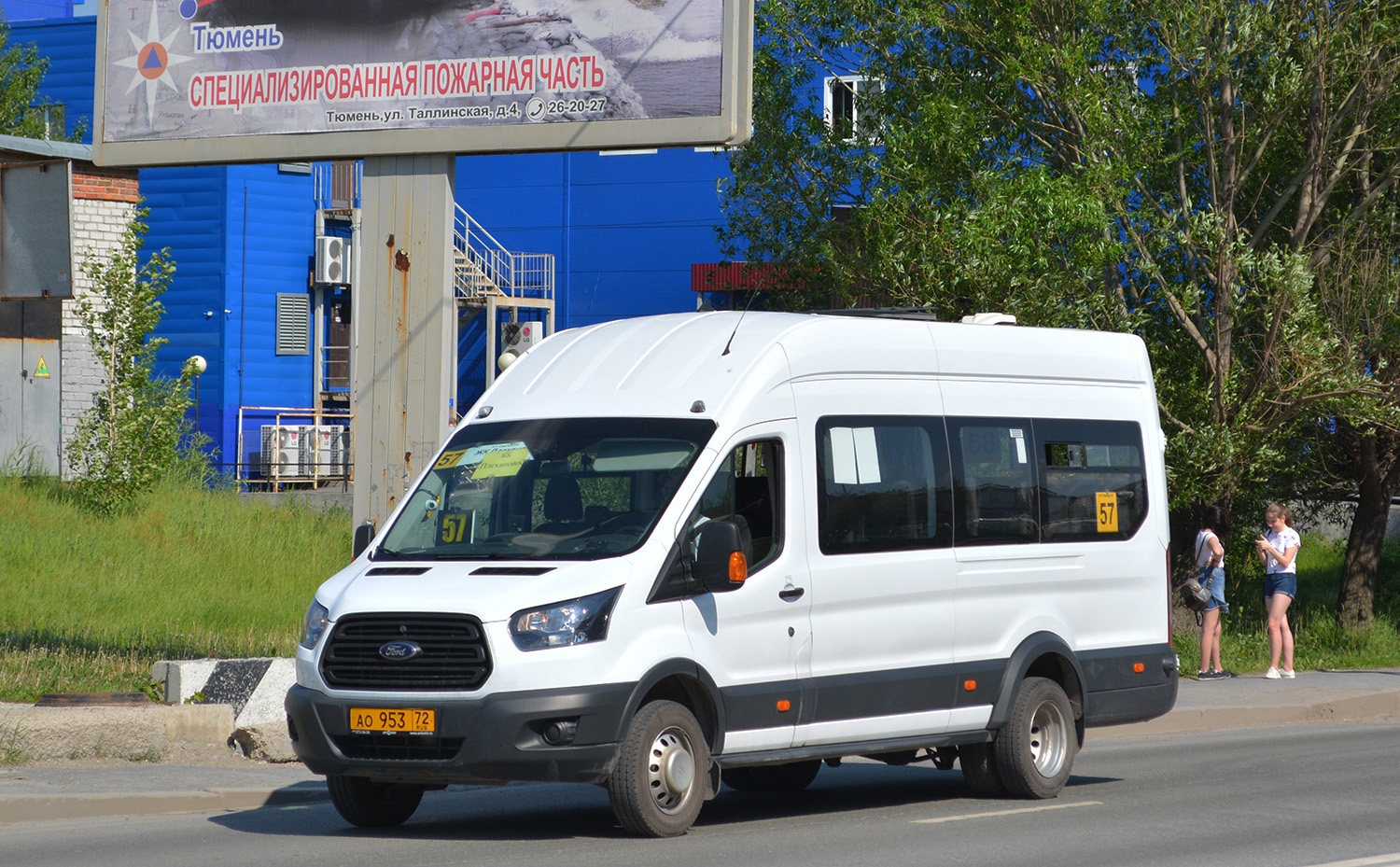 Тюменская область, Ford Transit FBD [RUS] (Z6F.ESG.) № АО 953 72