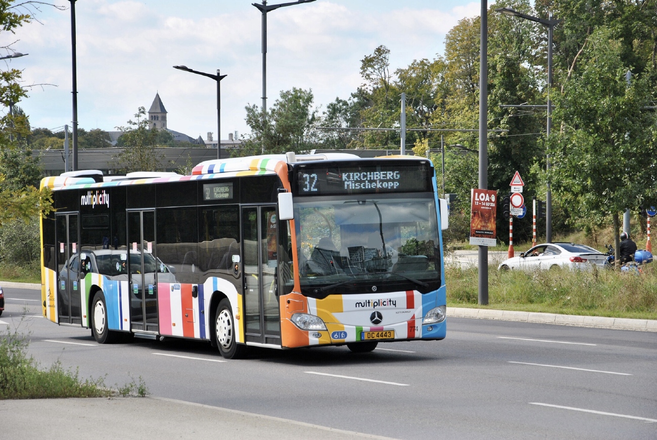 Lucembursko, Mercedes-Benz Citaro C2 hybrid č. 774