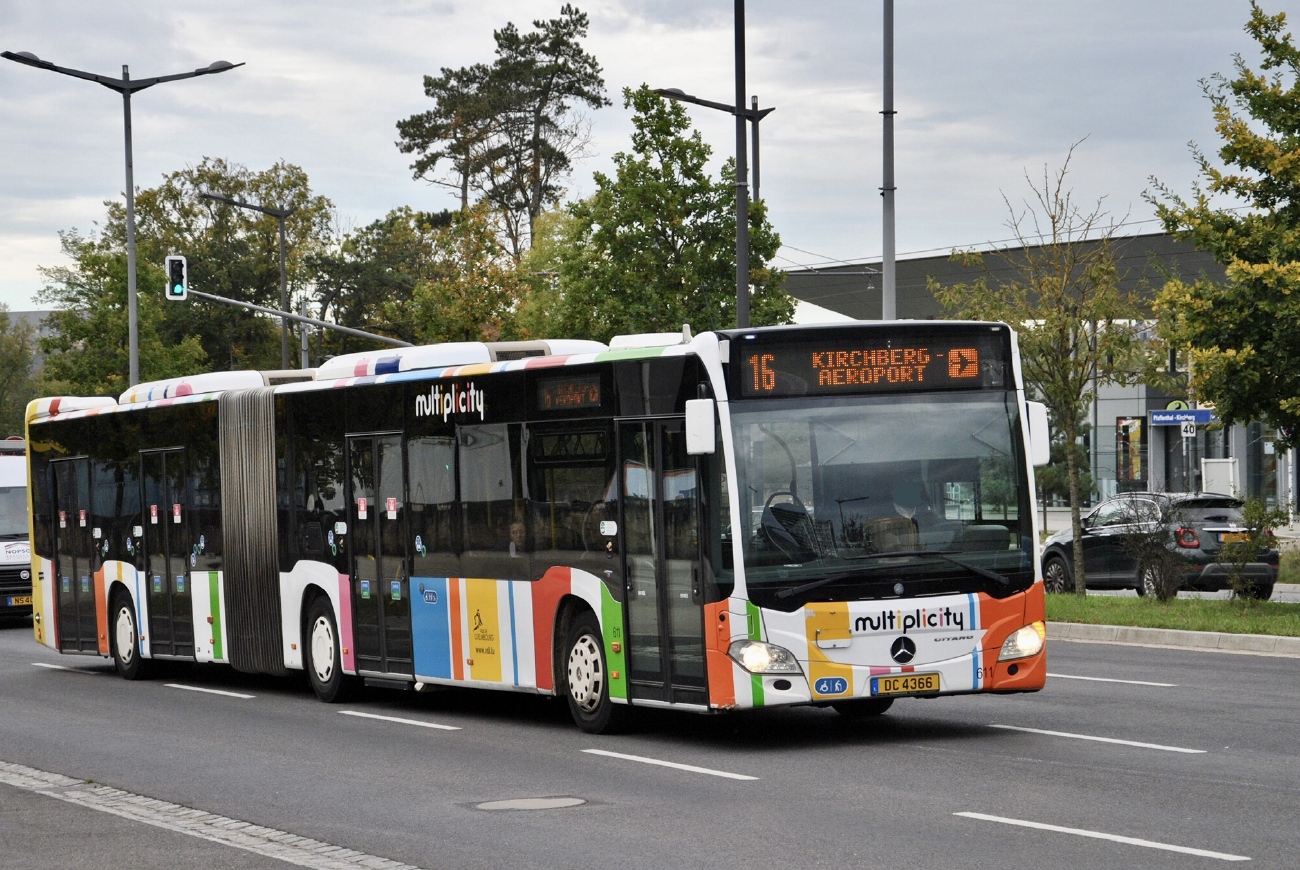 Люксембург, Mercedes-Benz Citaro C2 G № 611