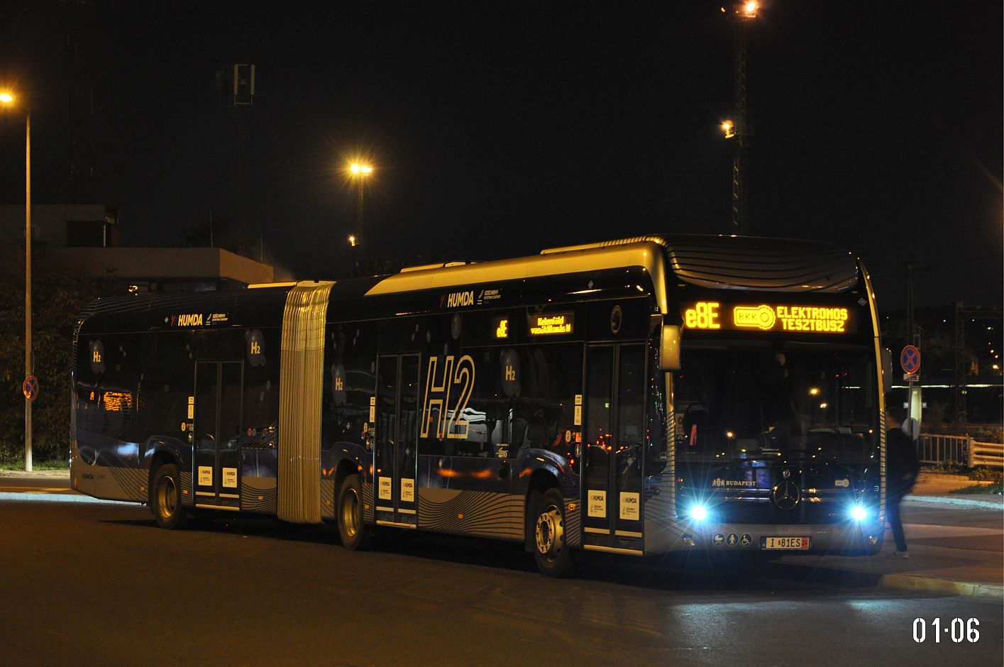 Венгрия, Mercedes-Benz eCitaro G fuel cell № I 81ES 24