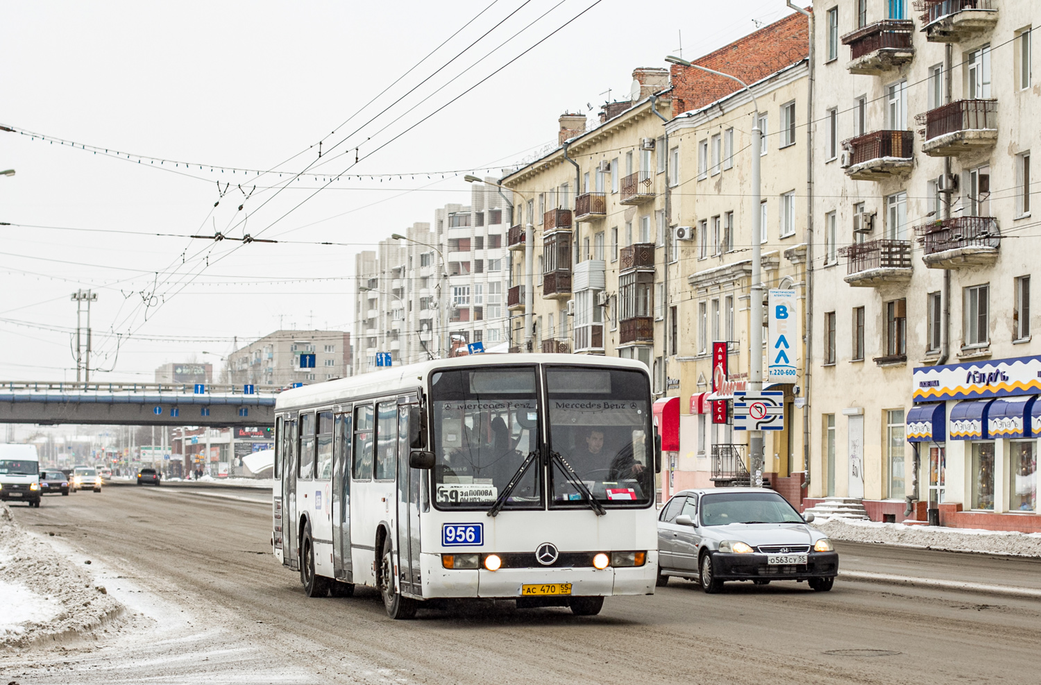 Омская область, Mercedes-Benz O345 № 956