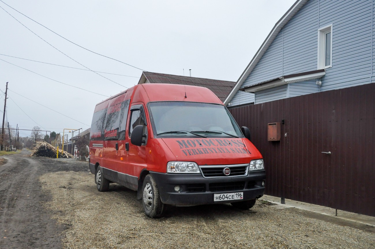 Свердловская область, FIAT Ducato 244 CSMMC-RLL, -RTL № Н 604 СЕ 196