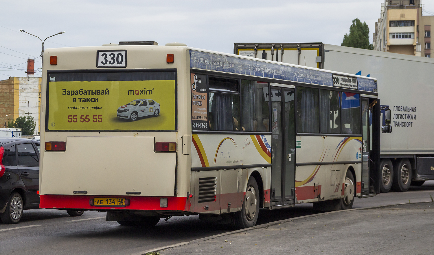 Липецкая область, Mercedes-Benz O405 № АЕ 134 48