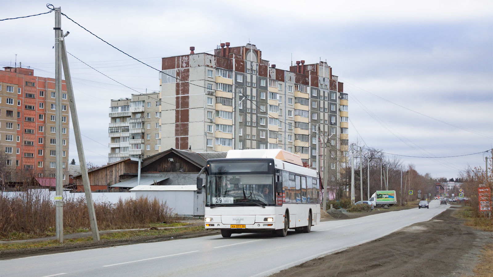 Свердловская область, MAN A20 NÜ313 CNG № КА 377 66