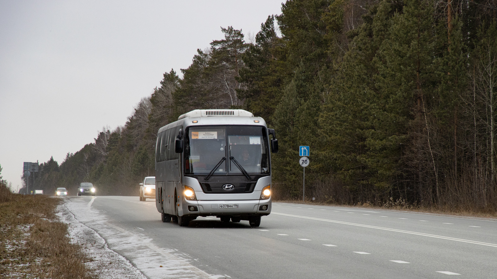 Свердловская область, Hyundai Universe Space Luxury № В 378 МН 196