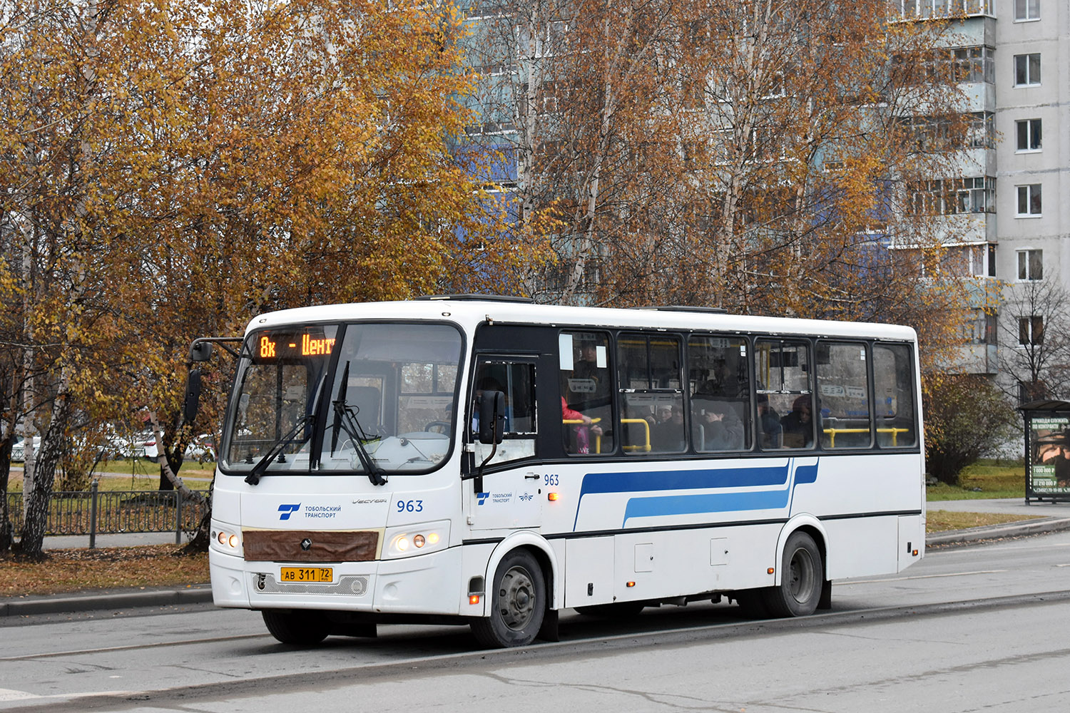 Тюменская область, ПАЗ-320414-05 "Вектор" (1-2) № 963