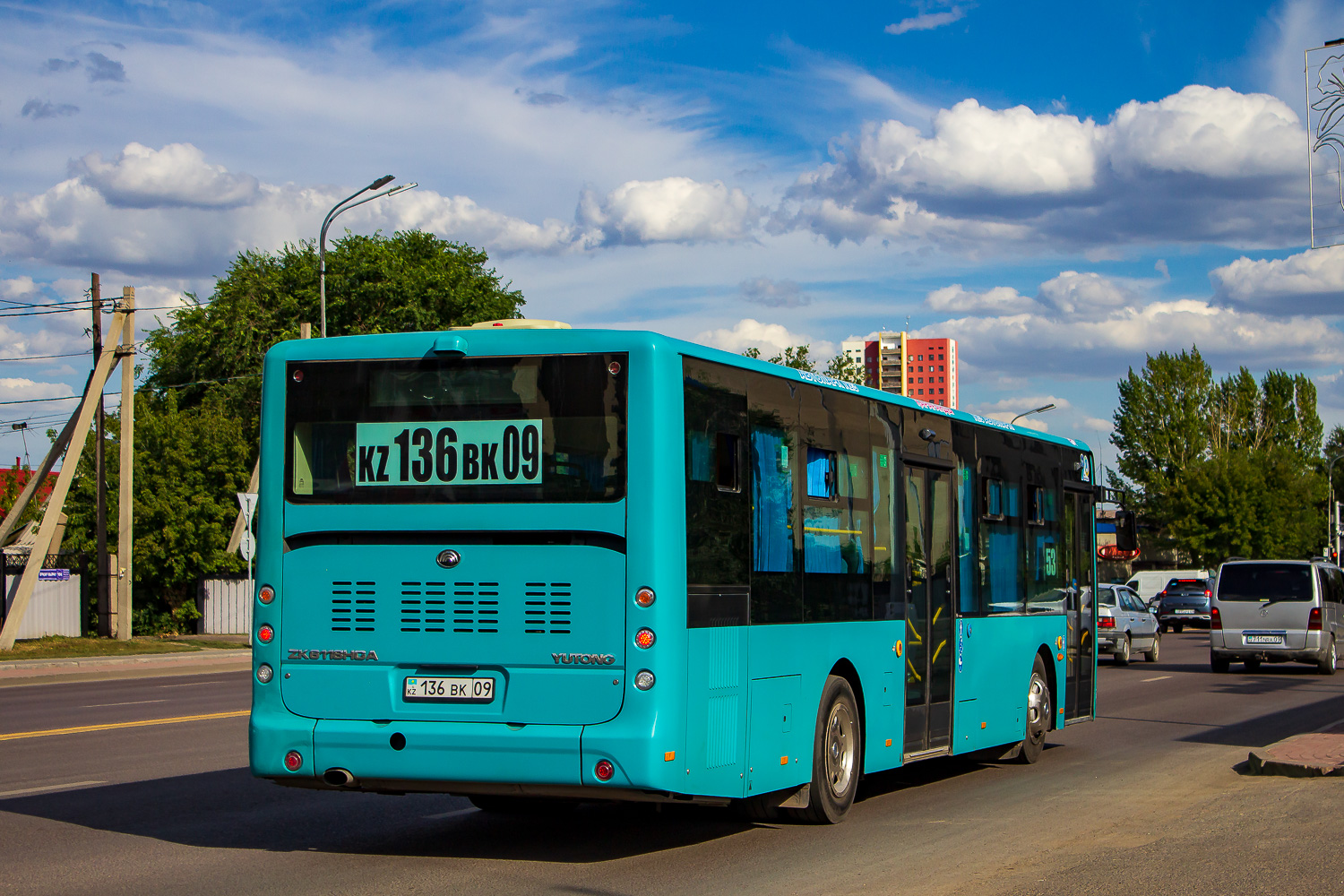 Карагандинская область, Yutong ZK6118HGA (QazTehna) № 136 BK 09