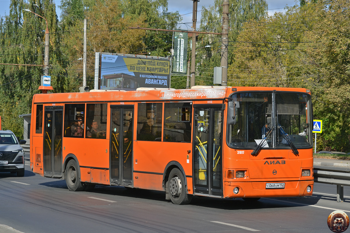 Нижегородская область, ЛиАЗ-5293.60 № 31017