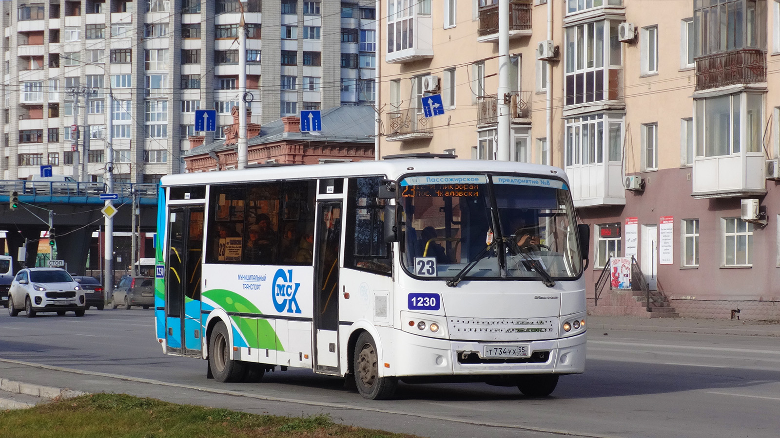 Омская область, ПАЗ-320414-04 "Вектор" (1-2) № 1230