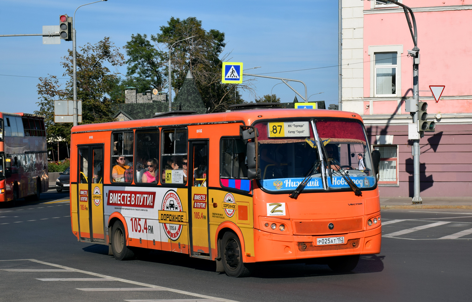 Нижегородская область, ПАЗ-320414-05 "Вектор" № Р 025 АТ 152