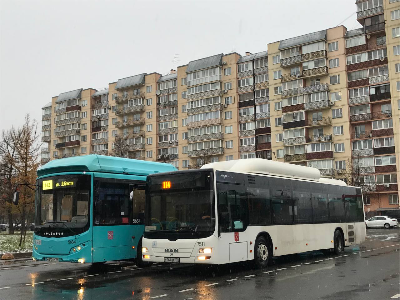 Санкт-Петербург, MAN A21 Lion's City NL313 CNG № 7511