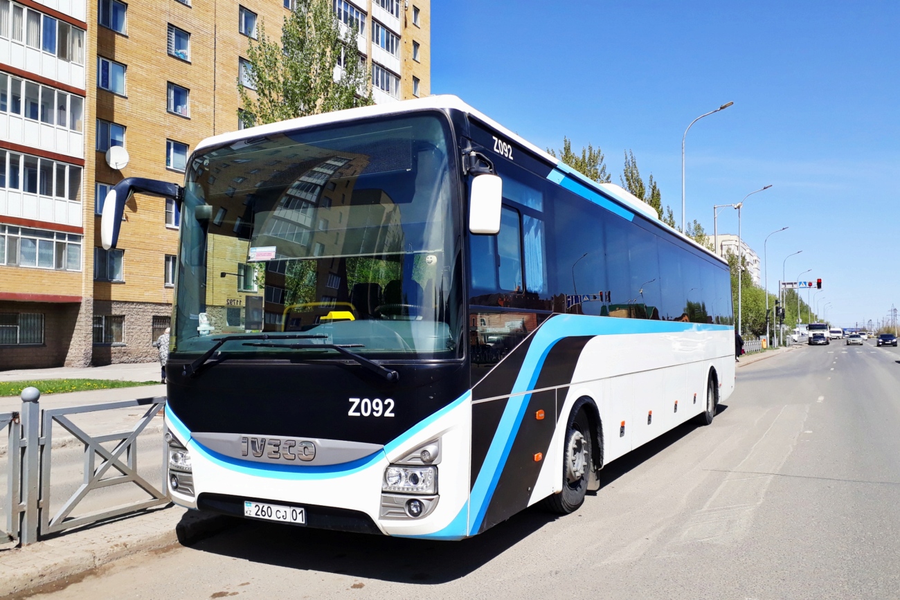 Астана, IVECO Crossway LINE 13M (СарыаркаАвтоПром) № Z092